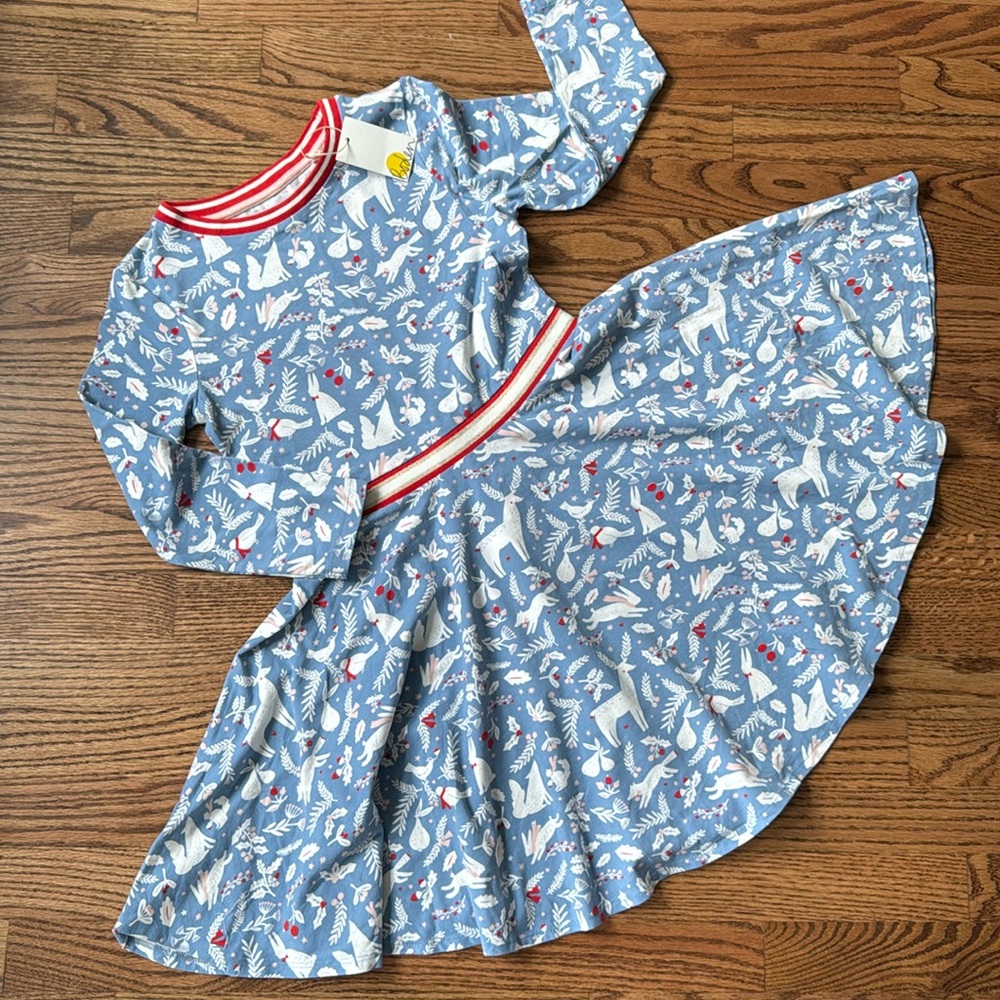 Mini Boden Holiday Dress NET 9-10